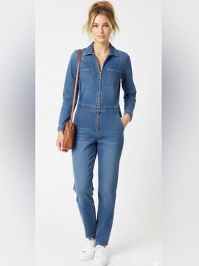 Lee Vintage Modern Union Alls Denim Coverall Jumpsuit - Size XS
